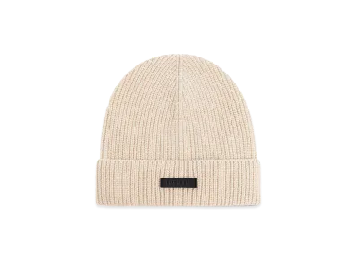 FEAR OF GOD Knitted Hat with Logo "Ivory"