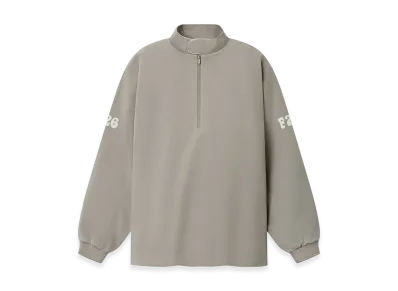 FEAR OF GOD ESSENTIALS Half Zip Track Jacket "Seal"
