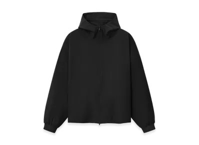 FEAR OF GOD ESSENTIALS Full Zip Hooded Anorak "Vintage Black"