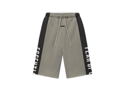 FEAR OF GOD ESSENTIALS Panelled Raw Cut Off Sweatpant "Seal Heather/Iron Grey"