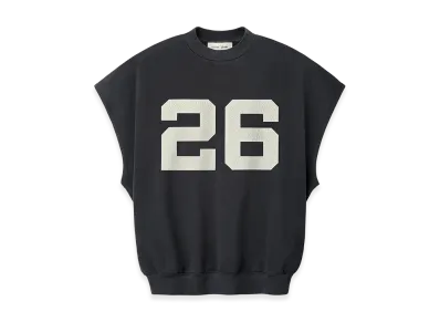 FEAR OF GOD ESSENTIALS Relaxed Fleece Cutoff Sweatshirt "Washed Iron Grey"