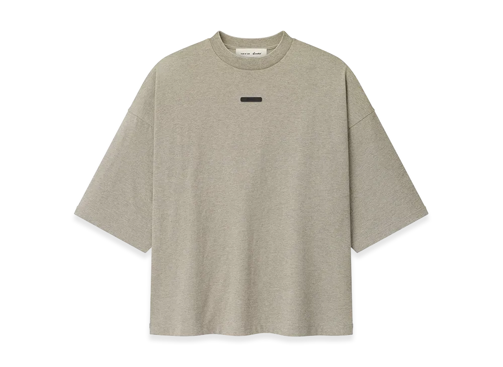FEAR OF GOD ESSENTIALS Merch Tee Boxy Fit "Seal Heather"