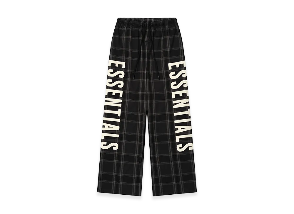 FEAR OF GOD ESSENTIALS Flannel Lounge Pant "Vintage Black Plaid"