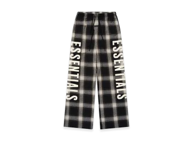 FEAR OF GOD ESSENTIALS Flannel Lounge Pant "Iron Grey Plaid"