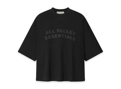 FEAR OF GOD ESSENTIALS Sport Mesh Merch Tee Boxy Fit "Vintage Black"