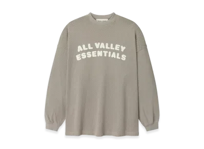 FEAR OF GOD ESSENTIALS Sport Mesh Merch Long Sleeve Tee "Seal"