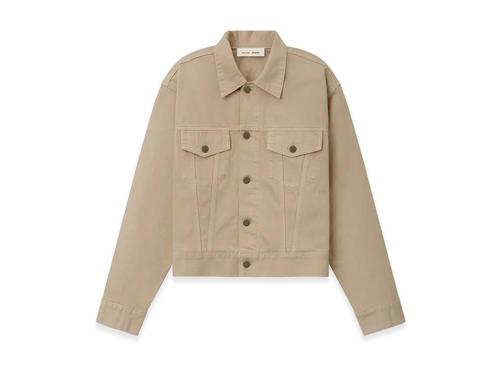 FEAR OF GOD ESSENTIALS Classic Denim Jacket "Overdyed Dune"