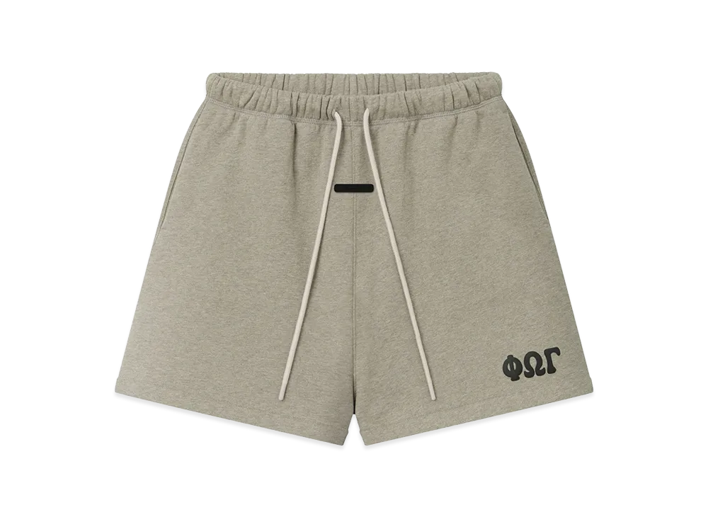FEAR OF GOD ESSENTIALS Classic Sweatshort "Washed Seal Heather"