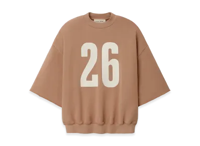 FEAR OF GOD ESSENTIALS 3/4 Sleeve Crewneck "Washed Ginger"