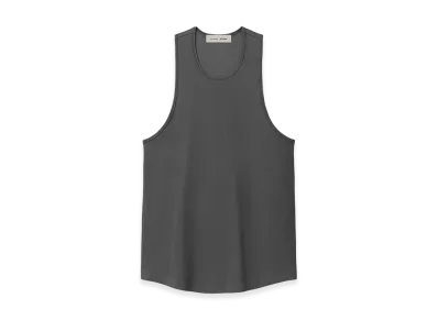 FEAR OF GOD ESSENTIALS Ribbed Essential Tank "Iron Grey"