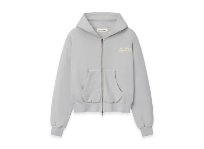 FEAR OF GOD ESSENTIALS Women's 90s Full Zip Hoodie "Washed Overcast"