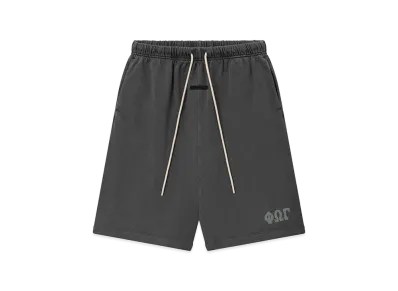 FEAR OF GOD ESSENTIALS Heavy Jersey 90s Sweatshort "Washed Iron Grey"