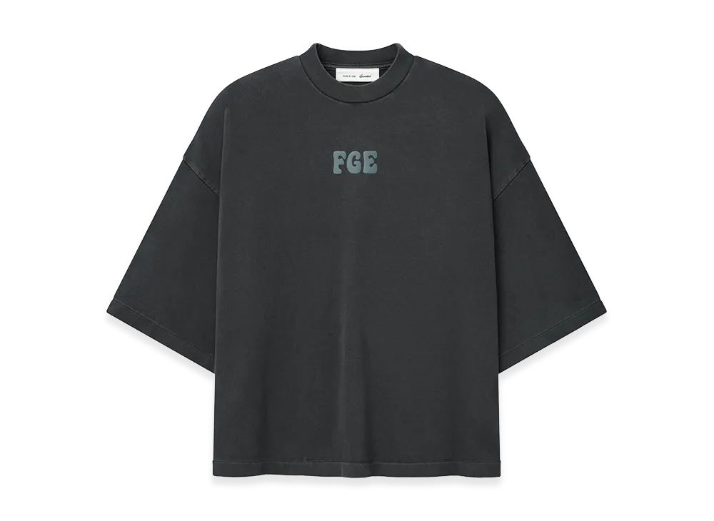 FEAR OF GOD ESSENTIALS Heavy Jersey Merch Tee Boxy Fit "Washed Iron Grey"