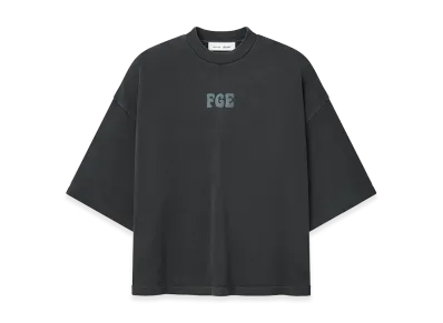 FEAR OF GOD ESSENTIALS Heavy Jersey Merch Tee Boxy Fit "Washed Iron Grey"