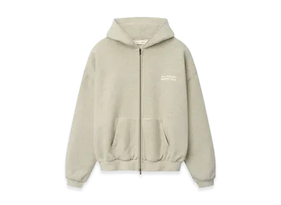 FEAR OF GOD ESSENTIALS 90s Zip-Up Hoodie "Washed Vanilla Heather"