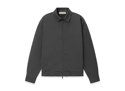 FEAR OF GOD ESSENTIALS Cotton Twill Work Jacket "Iron Grey"