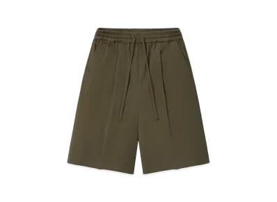 FEAR OF GOD ESSENTIALS Cotton Twill Relaxed Drawstring Short "Moss"