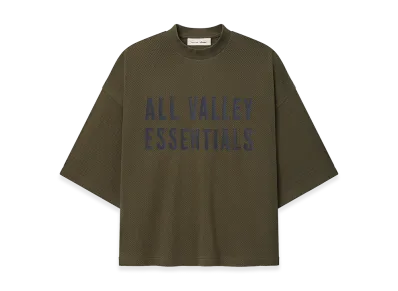 FEAR OF GOD ESSENTIALS Sport Mesh Merch Tee Boxy Fit "Moss"