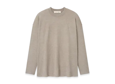 FEAR OF GOD ESSENTIALS Soft Knit Long Sleeve Tee "Seal Heather"