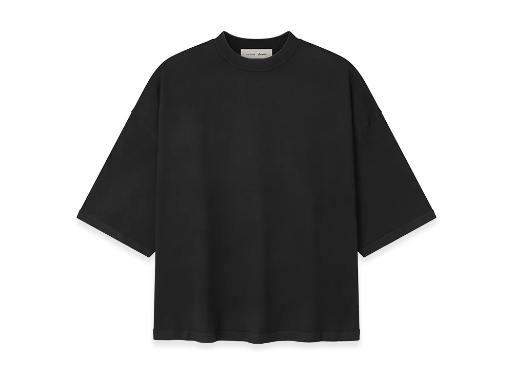 FEAR OF GOD ESSENTIALS Soft Knit Tee "Vintage Black"