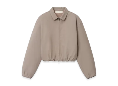 FEAR OF GOD ESSENTIALS Women's Full Zip Work Jacket "Seal"