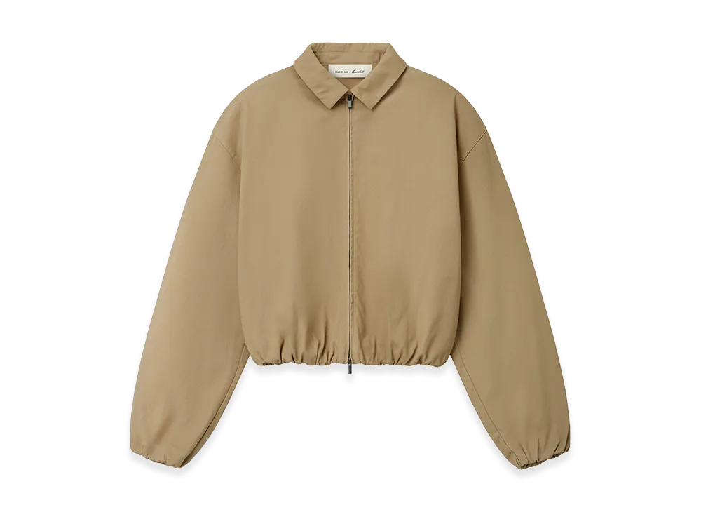 FEAR OF GOD ESSENTIALS Women's Cotton Twill Work Jacket "Dune"