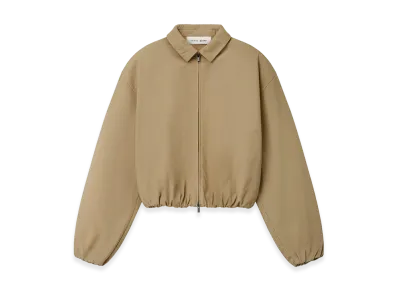FEAR OF GOD ESSENTIALS Women's Cotton Twill Work Jacket "Dune"