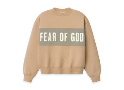 FEAR OF GOD ESSENTIALS Women's Paneled Classic Sweatshirt "Ginger"