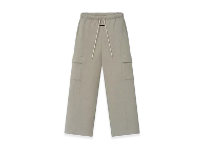 FEAR OF GOD ESSENTIALS Women's Fleece Cargo Relaxed Sweatpant "Seal Heather"