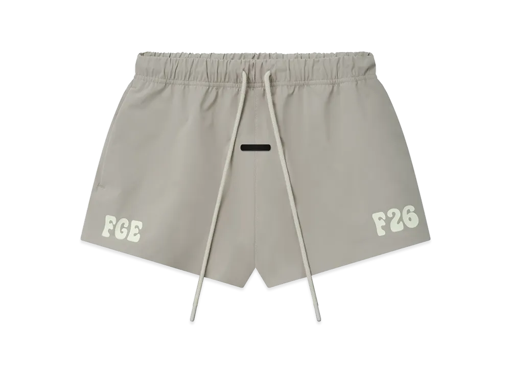 FEAR OF GOD ESSENTIALS Women's Running Short "Seal"