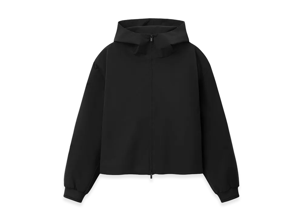 FEAR OF GOD ESSENTIALS Women's Full Zip Anorak "Vintage Black"