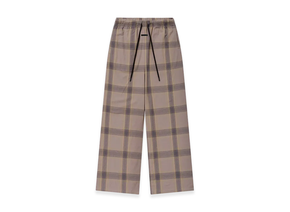 FEAR OF GOD ESSENTIALS Women's Flannel Lounge Pant "Seal Plaid"