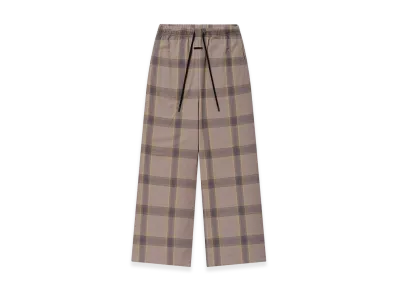 FEAR OF GOD ESSENTIALS Women's Flannel Lounge Pant "Seal Plaid"