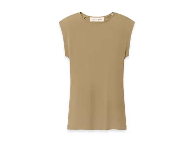 FEAR OF GOD ESSENTIALS Women's Soft Rib Fitted Tank "Dune"