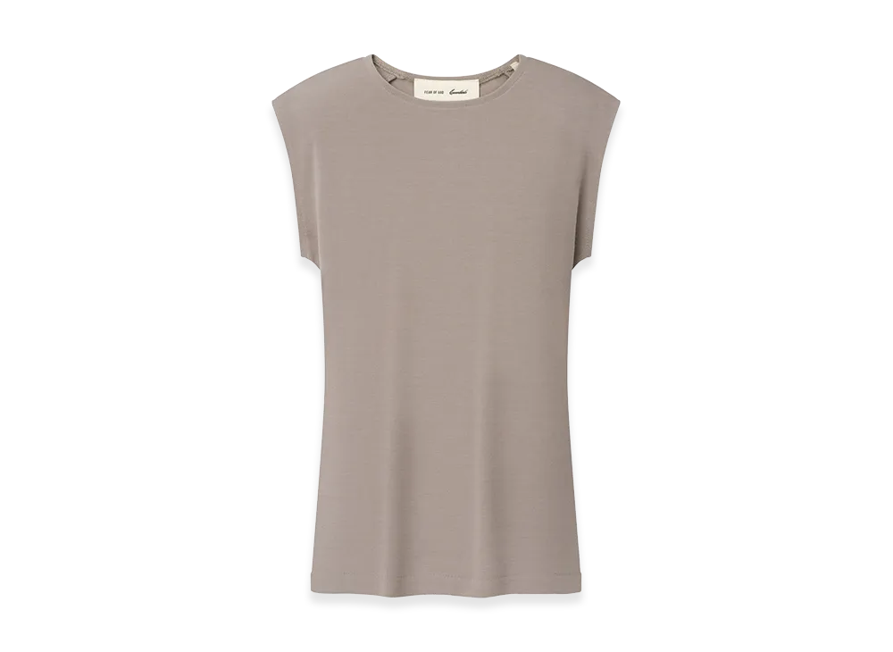 FEAR OF GOD ESSENTIALS Women's Soft Rib Fitted Tank "Seal"