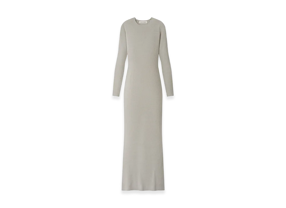 FEAR OF GOD ESSENTIALS Women's Rib Knit Dress "Seal"