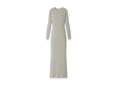 FEAR OF GOD ESSENTIALS Women's Rib Knit Dress "Seal"