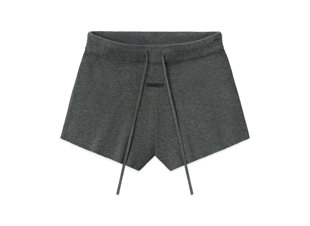 FEAR OF GOD ESSENTIALS Women's Soft Knit Running Short "Iron Grey"