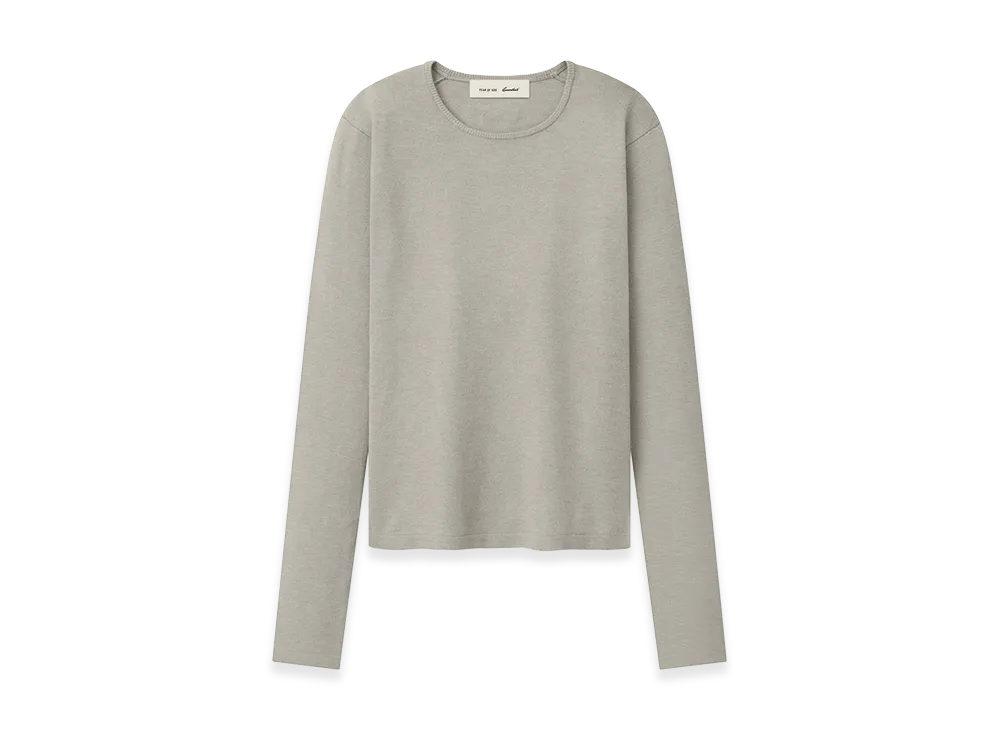 FEAR OF GOD ESSENTIALS Women's Soft Knit Slim Longsleeve "Seal"