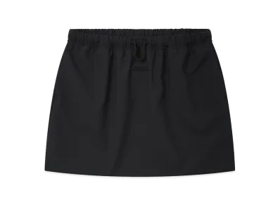 FEAR OF GOD ESSENTIALS Women's Silk Blend Micro Skirt "Vintage Black"