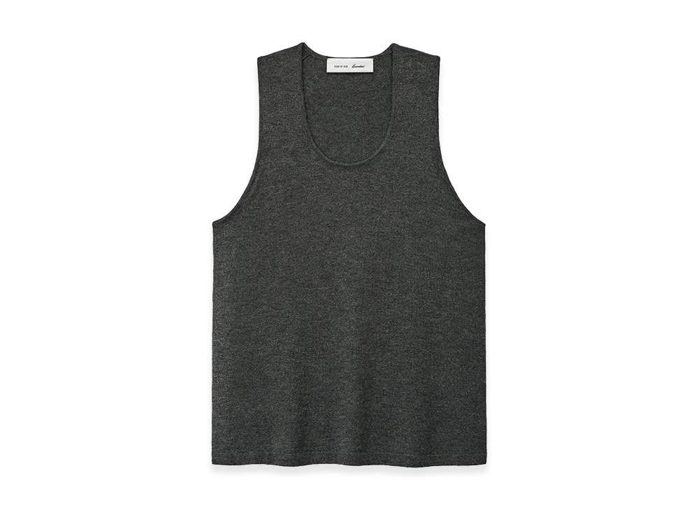 FEAR OF GOD ESSENTIALS Women's Soft Knit Classic Tank "Iron Grey"