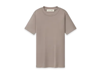 FEAR OF GOD ESSENTIALS Women's Soft Rib Fitted T-Shirt "Seal"