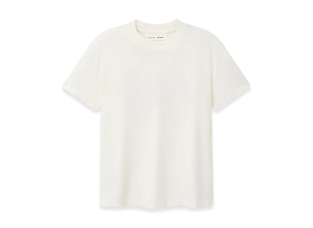 FEAR OF GOD ESSENTIALS Women's Tri-Blend Classic Tee "Ivory"