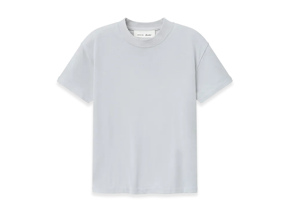 FEAR OF GOD ESSENTIALS Women's Tri-Blend Classic Fit Tee "Overcast"
