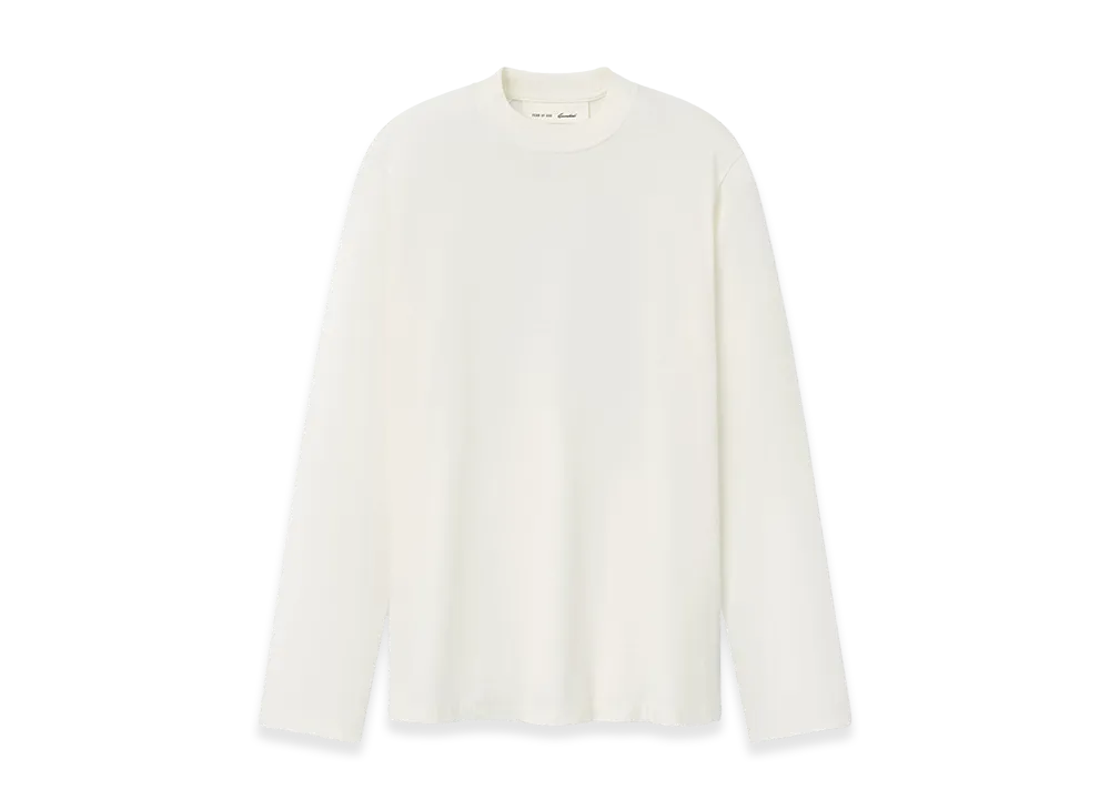 FEAR OF GOD ESSENTIALS Women's Tri-Blend Classic Fit Long Sleeve Tee "Ivory"