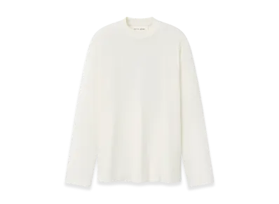 FEAR OF GOD ESSENTIALS Women's Tri-Blend Classic Fit Long Sleeve Tee "Ivory"