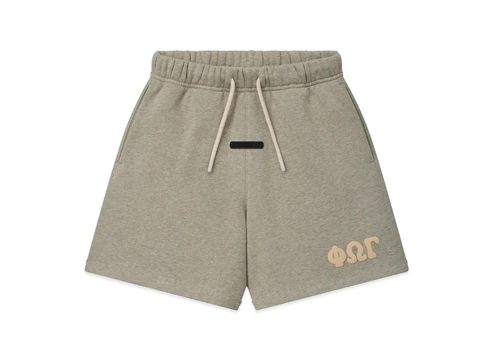 FEAR OF GOD ESSENTIALS Kids Classic Sweatshort "Seal Heather"