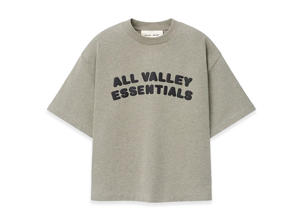 FEAR OF GOD ESSENTIALS Kids Merch Tee Boxy Fit "Seal Heather"