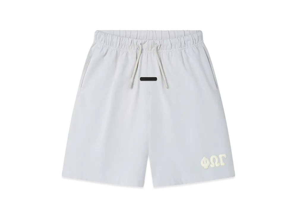 FEAR OF GOD ESSENTIALS Kids 90s Jersey Sweatshort "Overcast"