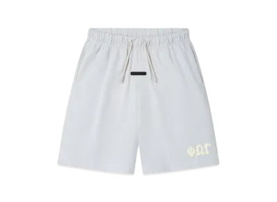 FEAR OF GOD ESSENTIALS Kids 90s Jersey Sweatshort "Overcast"